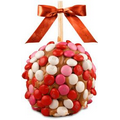 Gourmet M&Ms Valentines Caramel Apple